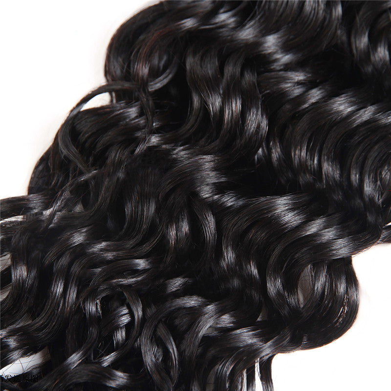 Water Wave Hair 4 Bundles Deal 10A Virgin Human Hair Bundles