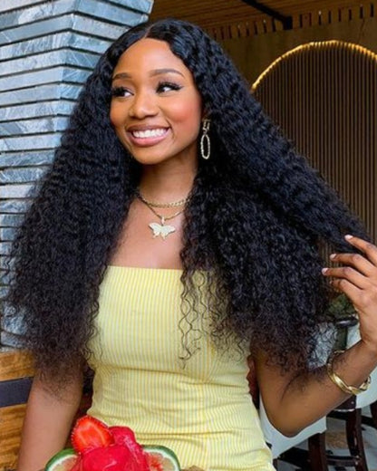 Jerry Curly HD 6X6 Lace Closure Wig Natural Human Hair Wig