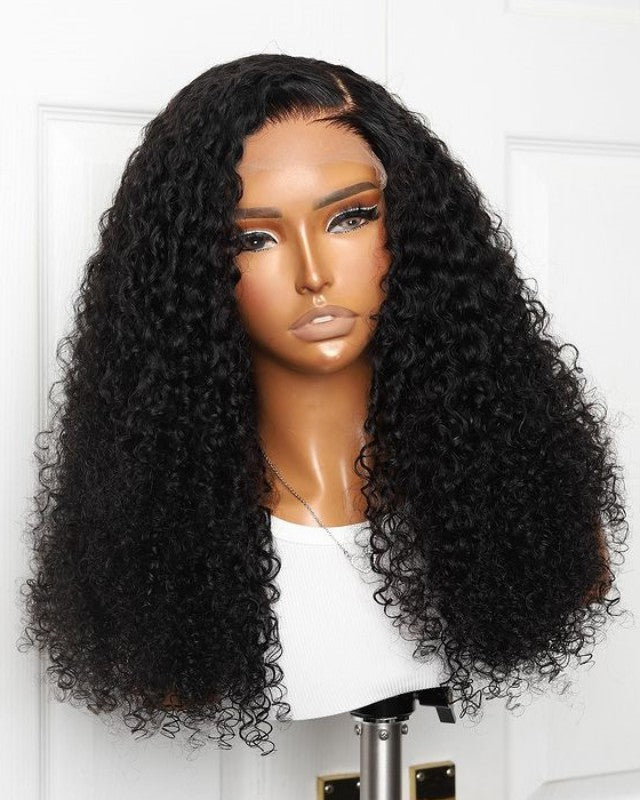 Jerry Curly HD 6X6 Lace Closure Wig Natural Human Hair Wig