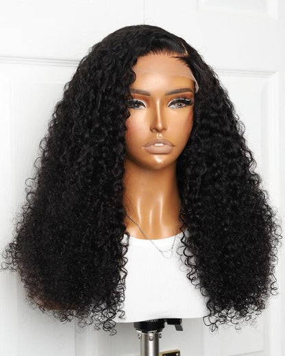 Jerry Curly HD 6X6 Lace Closure Wig Natural Human Hair Wig