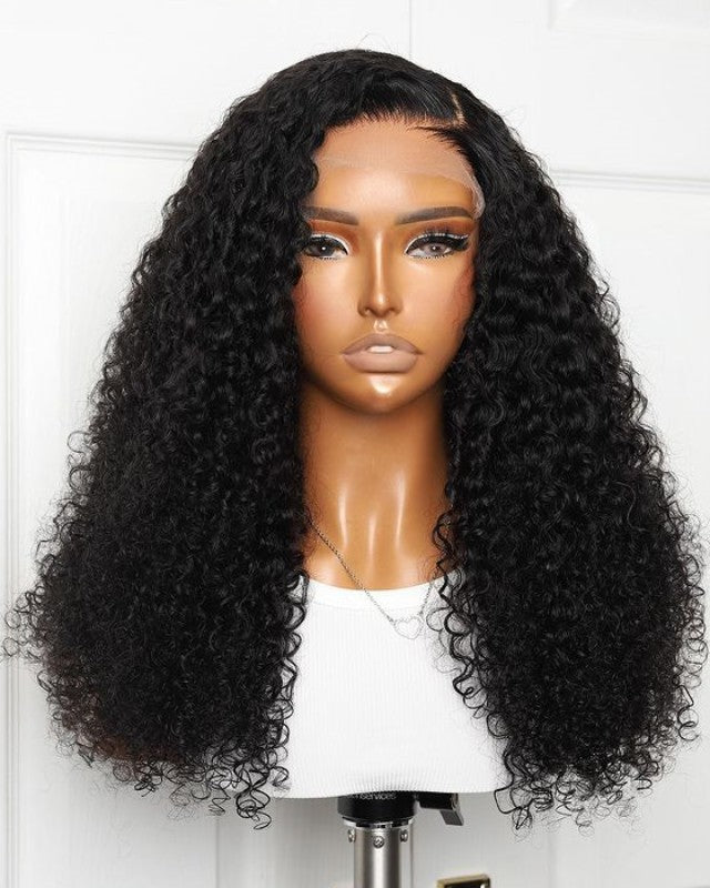 Jerry Curly HD 6X6 Lace Closure Wig Natural Human Hair Wig