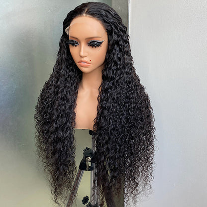 Water Wave HD 6X6 Lace Closure Wig Natural Human Hair Wig