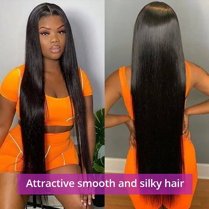 Straight Hair HD 13X4 Lace Frontal Wig Full Lace Frontal Wig 100% Human Hair