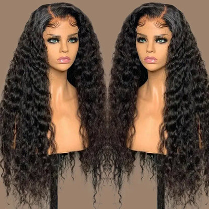 Water Wave HD 6X6 Lace Closure Wig Natural Human Hair Wig