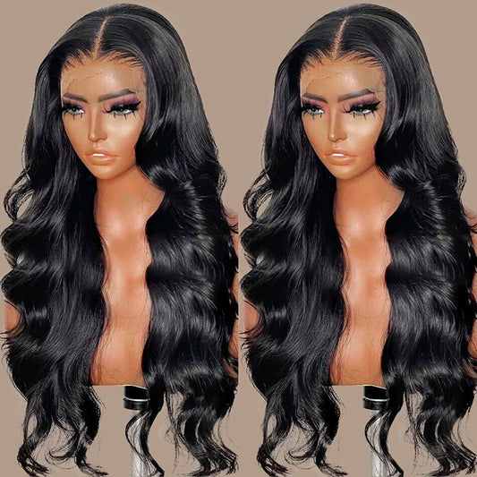 Body Wave HD 6X6 Lace Closure Wig Natural Human Hair Wig