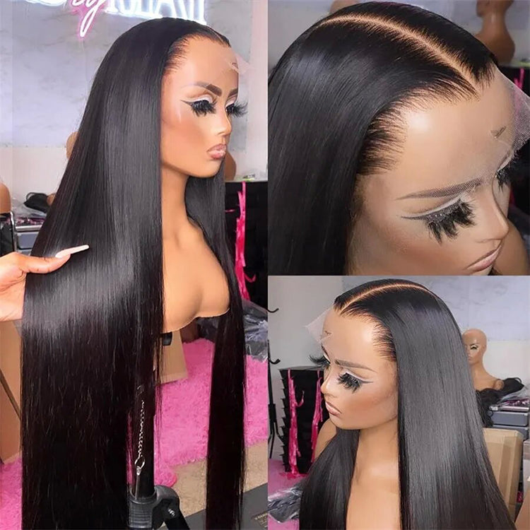 Silky Straight  HD 13X6 Lace Frontal Wig Full Lace Frontal Human hair Wig