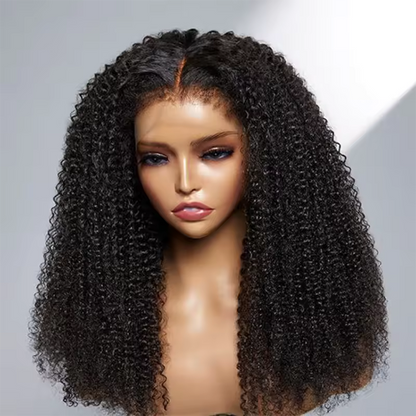 Kinky Curly HD 13X6 Lace Frontal Wig Nature Hairline 100% Human Hair