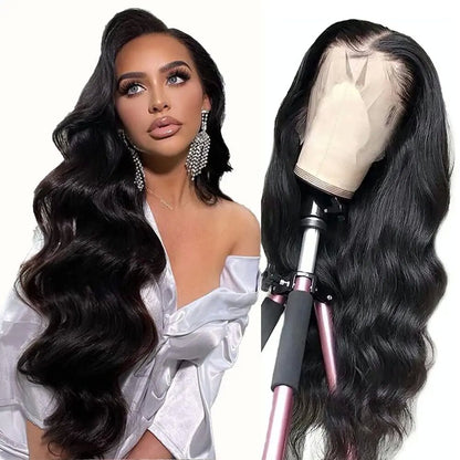 Body Wave 3 Bundles with 13X4 Lace Frontal 100% Human Hair Can Make Into Wig for you