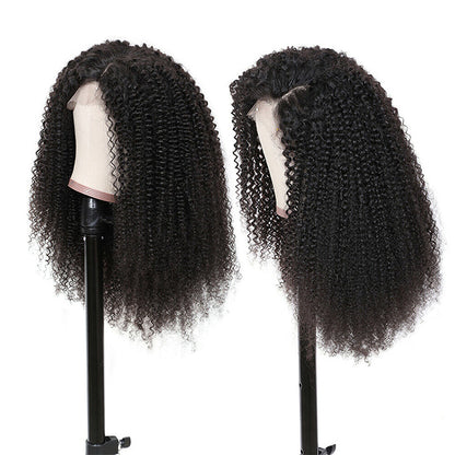 Kinky Curly Wear and Go Wig Glueless HD Lace Closure Wig Pre-cut Lace Wig