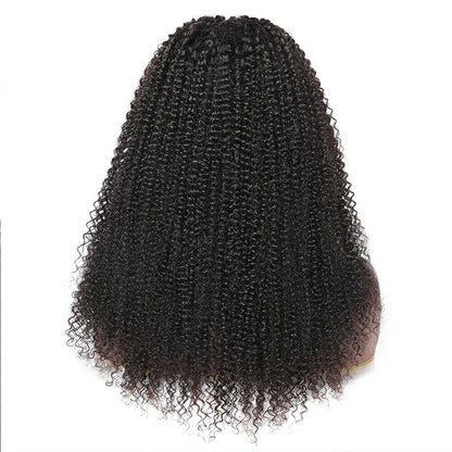 Kinky Curly HD 13X6 Lace Frontal Wig Nature Hairline 100% Human Hair