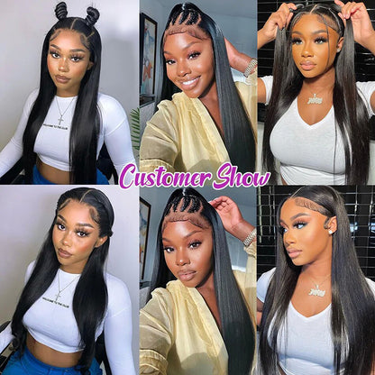 Straight Hair HD 13X4 Lace Frontal Wig Full Lace Frontal Wig 100% Human Hair