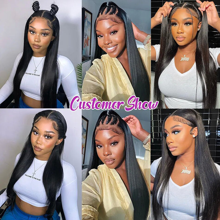 Silky Straight  HD 13X6 Lace Frontal Wig Full Lace Frontal Human hair Wig