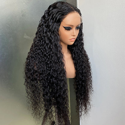 Water Wave HD 6X6 Lace Closure Wig Natural Human Hair Wig