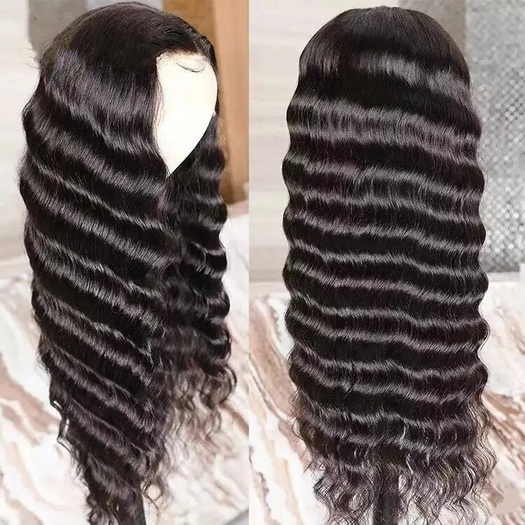 Loose Deep Wave Ready to Go Wig Glueless HD Lace Closure Wig Pre-cut Lace Wig