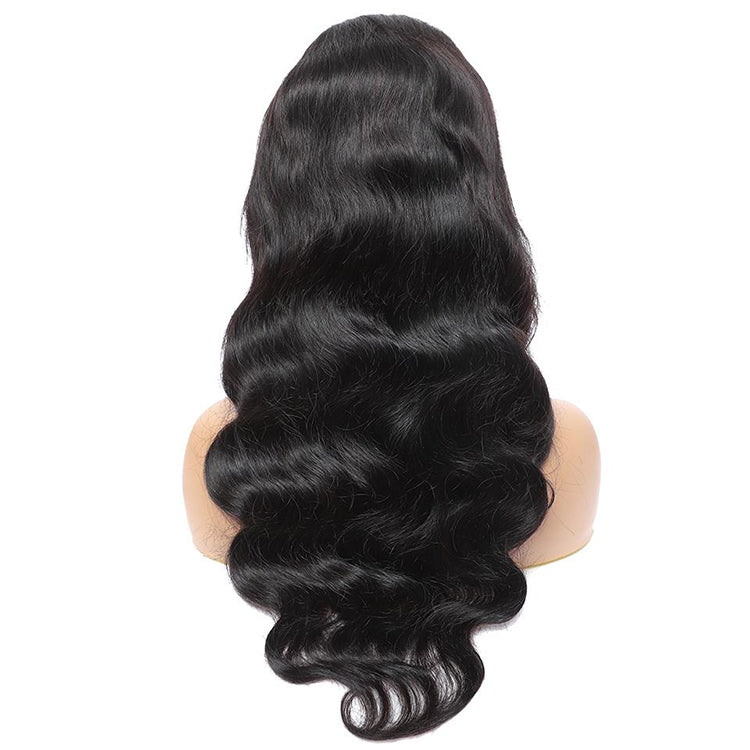 Body Wave HD 13X6 Lace Frontal Wig Nature Hairline 100% Human Hair