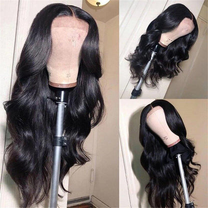 Body Wave HD 6X6 Lace Closure Wig Natural Human Hair Wig