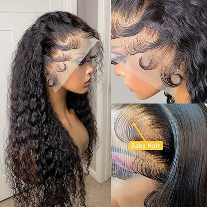 Water Wave 13X4 Lace Frontal Unit 10A Virgin Human Hair Wig