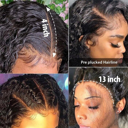 Water Wave 13X4 Lace Frontal Unit 10A Virgin Human Hair Wig