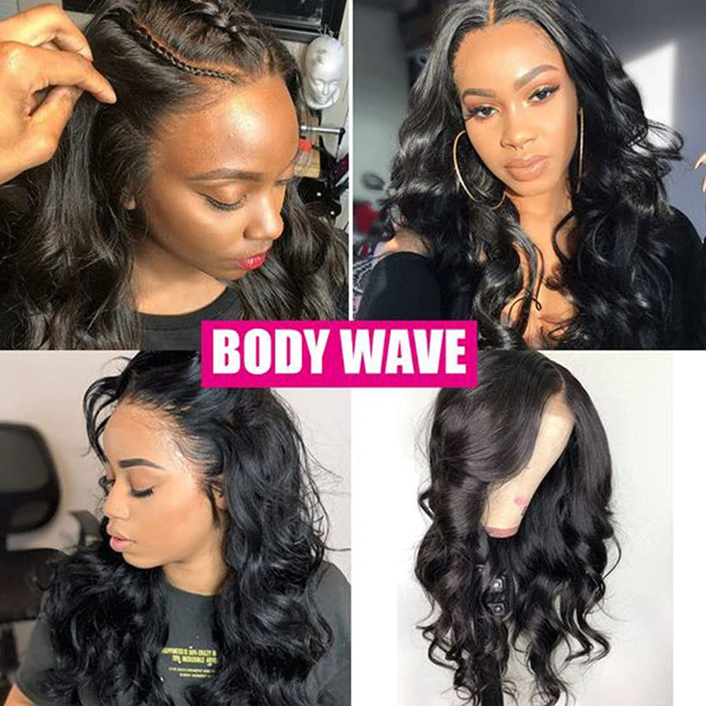 Body Wave 13x6 Lace Front Wig 10A Grade Virgin Human Hair Wig Transparent Lace