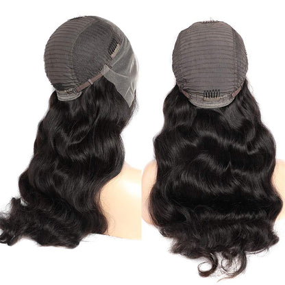 Body Wave 13x6 Lace Front Wig 10A Grade Virgin Human Hair Wig Transparent Lace