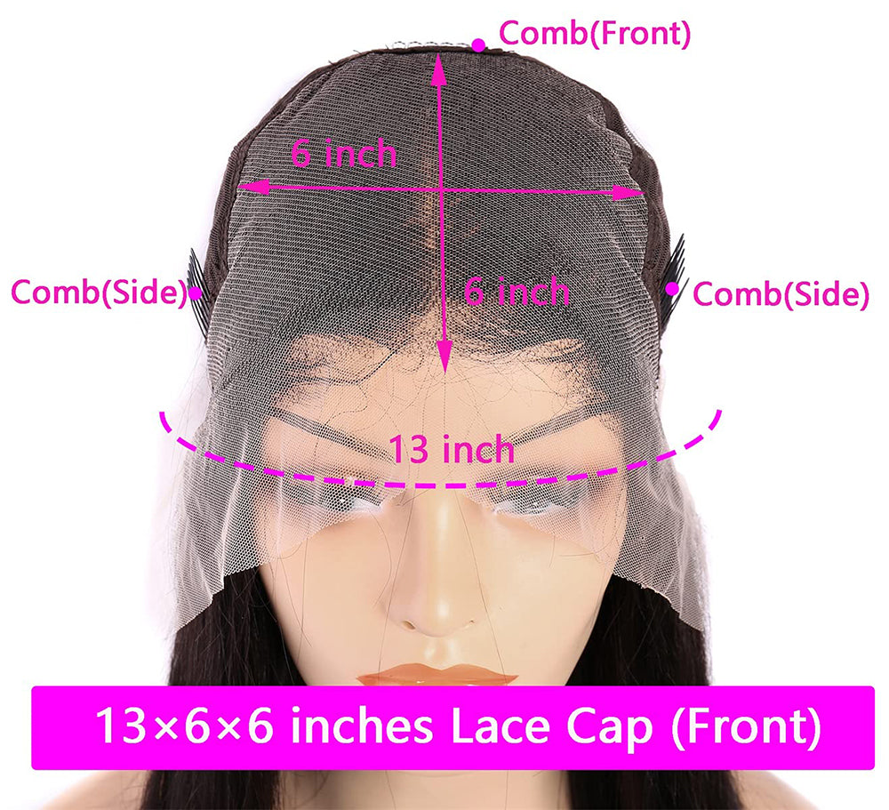 Body Wave 13x6 Lace Front Wig 10A Grade Virgin Human Hair Wig Transparent Lace