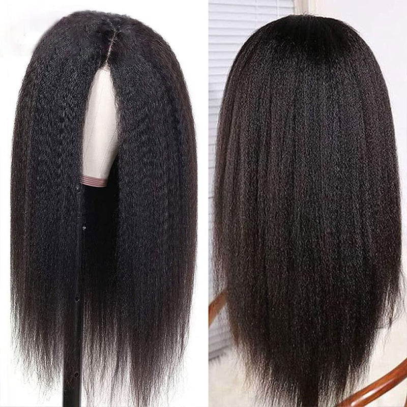 Kinky Straight 3 Bundles with 4X4 Lace Closure 10A Virgin Human hair Can Make Into Wig for you