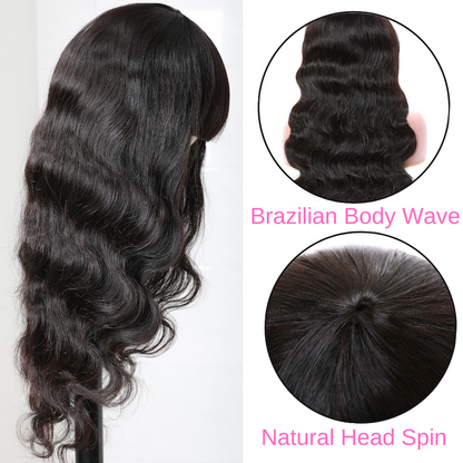 9A Brazilian Body Wave Human Hair Wig