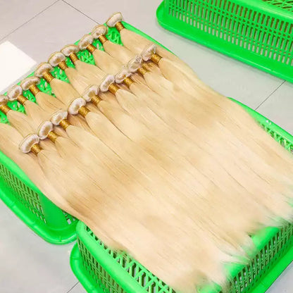 613 Straight 3 Bundles with 13X4 Lace Frontal Can Make Into Wig for you