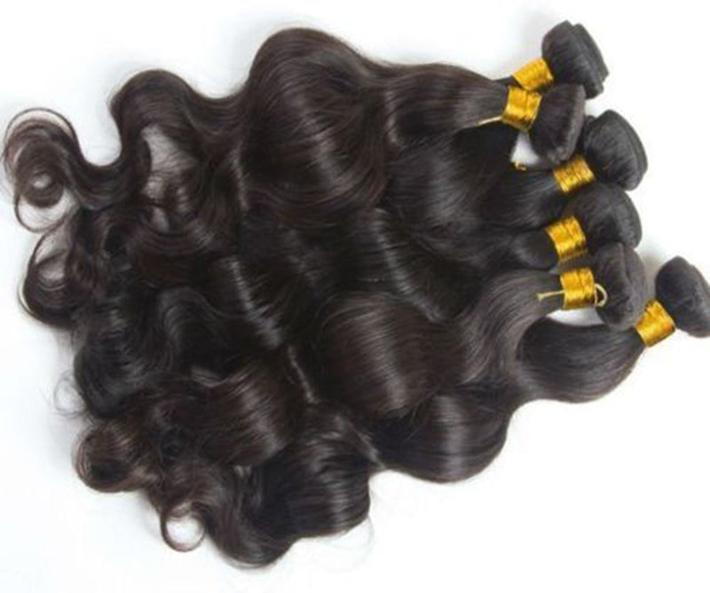 Body Wave 3 Bundles with 13X4 Lace Frontal 100% Human Hair Can Make Into Wig for you