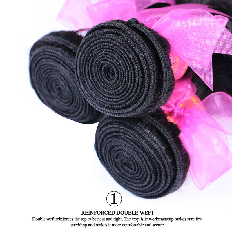 Loose Deep Wave Virgin Hair Bundles Deal 10A Virgin Human Hair Bundles