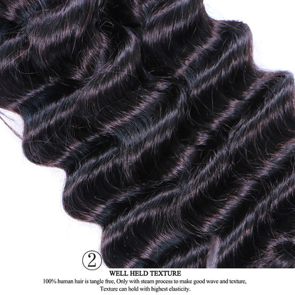 Loose Deep Wave 4 Bundles Deal 10A Virgin Human Hair Bundles