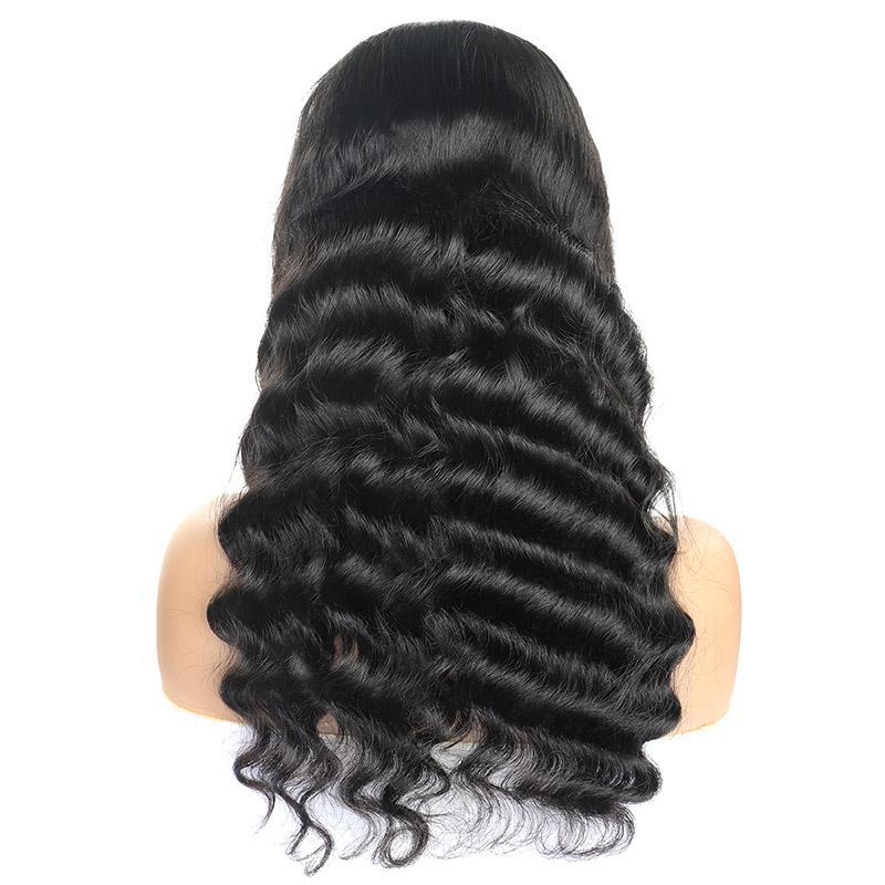 Loose Deep Wave 4x4 Lace Closure Wig Virgin Remy Human Hair Petalwigs