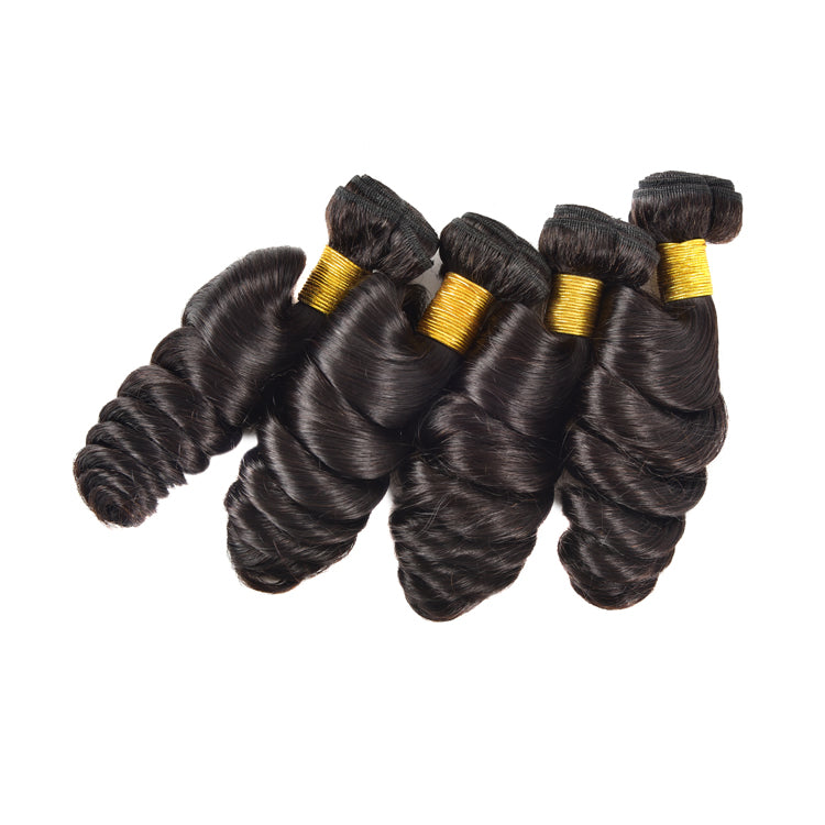 Petalwigs Loose Wave 4 Bundles Malaysian Virgin Human Hair