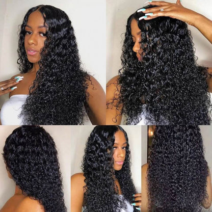 Jerry Curly 3 Bundles with 13X4 Lace Frontal 100% Human Hair Can Make Into Wig for you