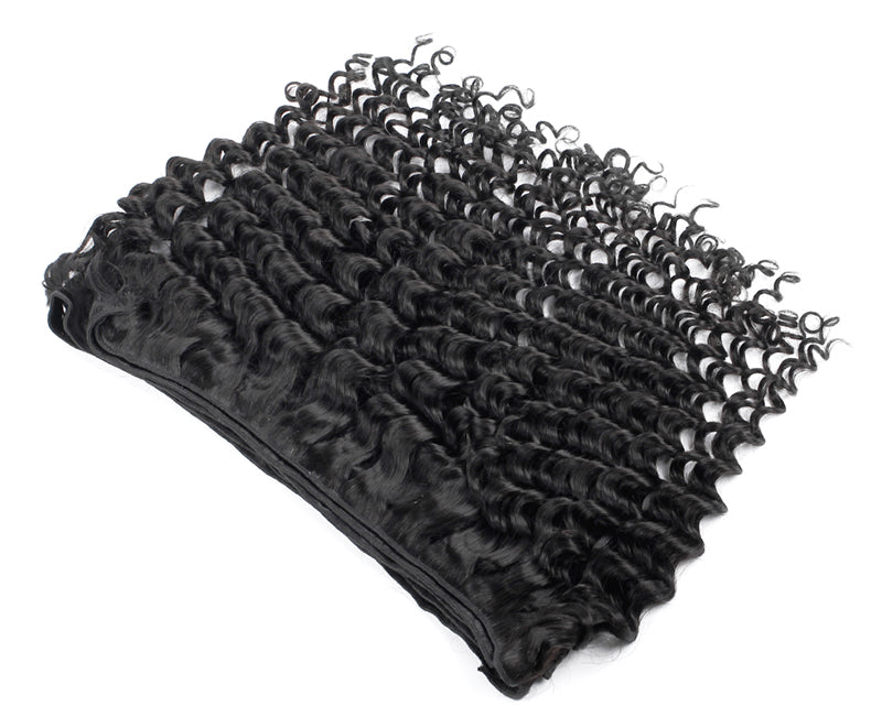 Deep Wave Virgin Hair Bundles Deal 10A Virgin Human Hair Bundles