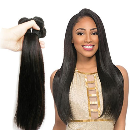 Straight Hair 4 Bundles Deal 10A Virgin Human Hair Bundles