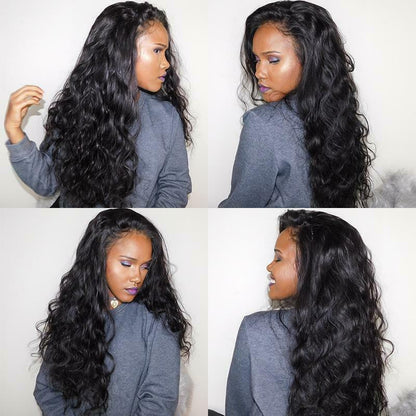 Body Wave 3 Bundles with 13X4 Lace Frontal 100% Human Hair Can Make Into Wig for you