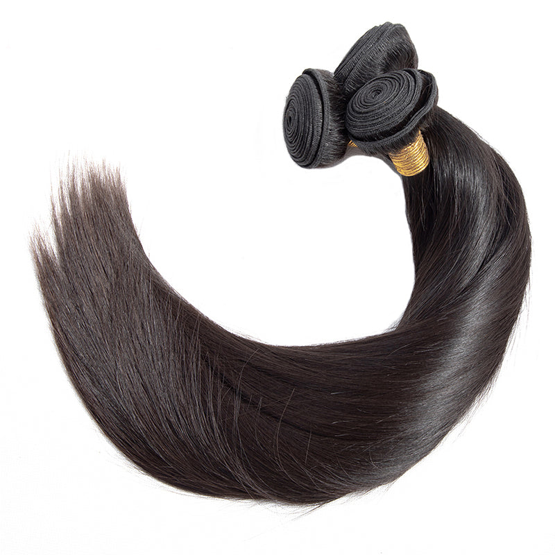 Straight Hair 4 Bundles Deal 10A Virgin Human Hair Bundles