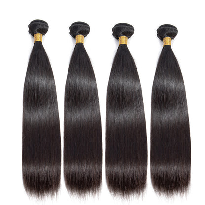 Straight Hair 4 Bundles Deal 10A Virgin Human Hair Bundles
