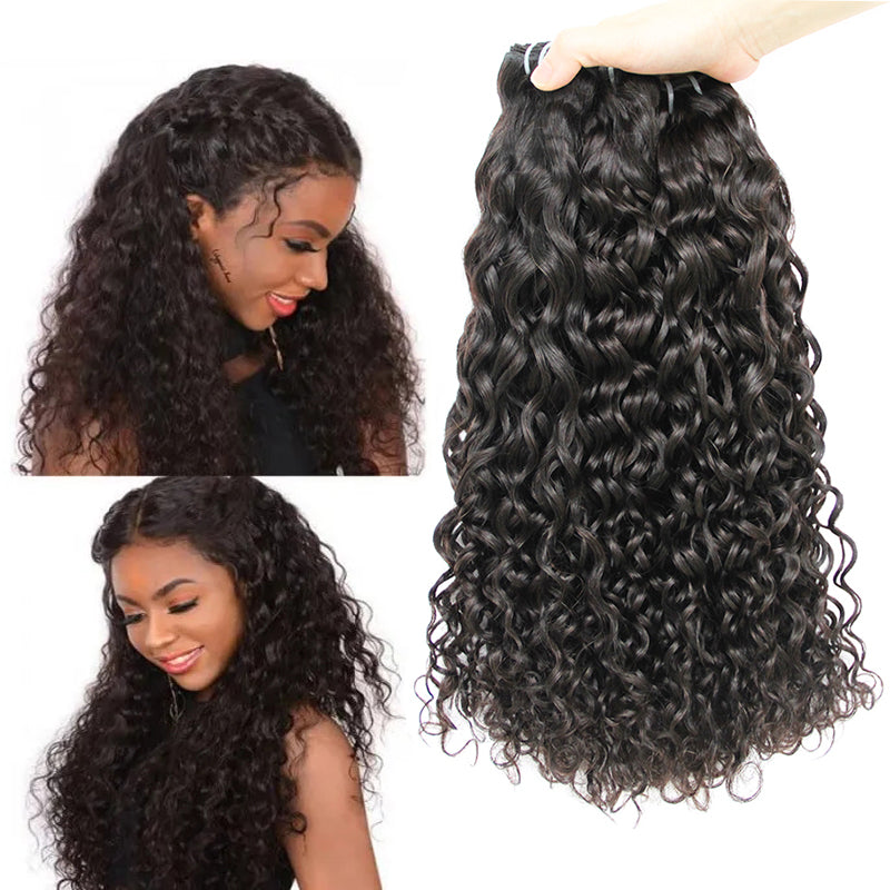 Water Wave Hair Bundles Deal 10A Virgin Human Hair