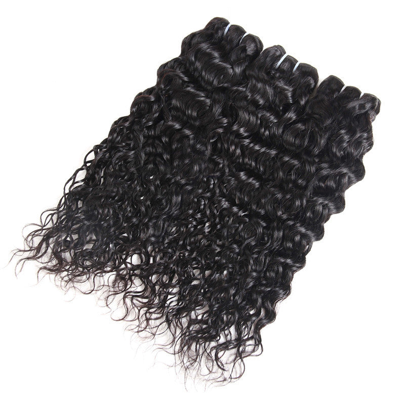 Water Wave Hair 4 Bundles Deal 10A Virgin Human Hair Bundles